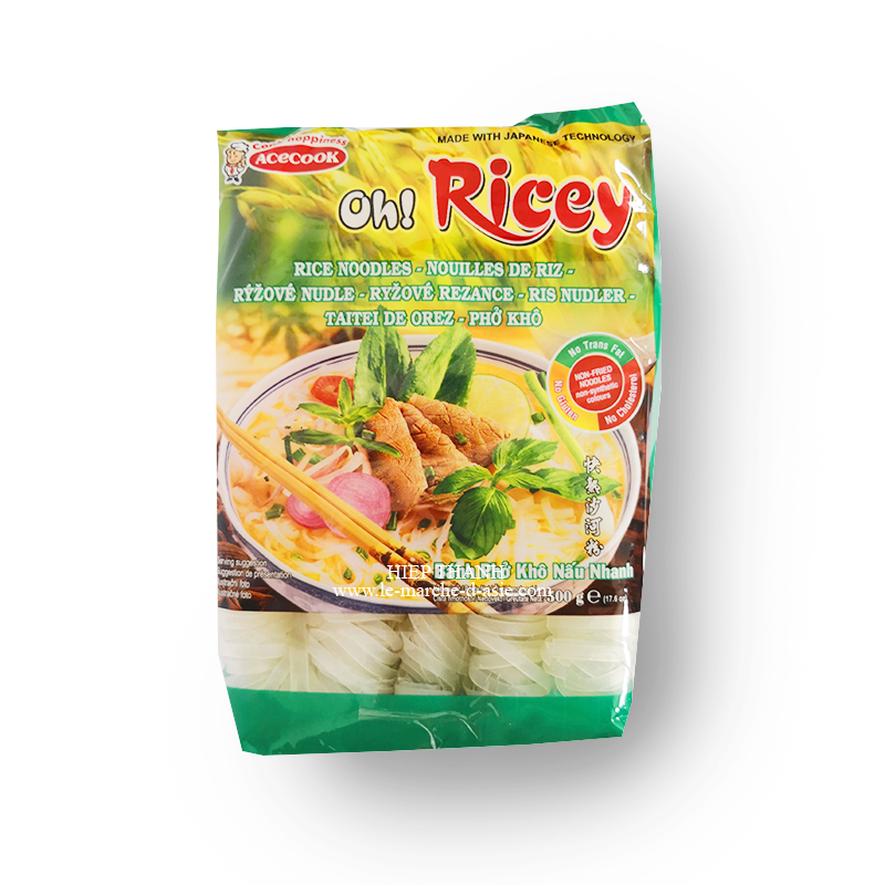 Sachet 500g, Nouilles de riz, Oh! Ricey