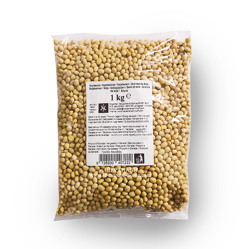 Graines de Soja jaune (dau nanh) 1kg