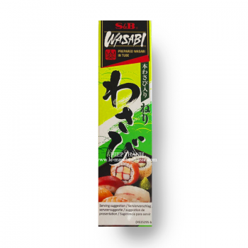 Pâte de Wasabi en tube 43g - S&B Pâte de Wasabi en tube 43g - S&B