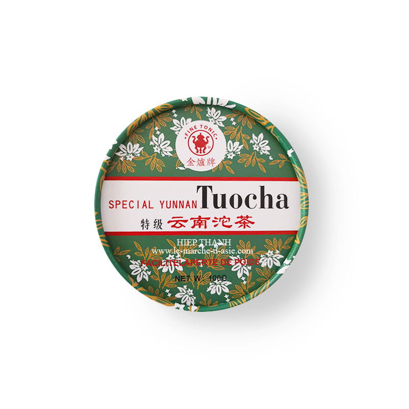 Thé Bio Tuocha Pu-erh en vrac 80 g – Thé Santé