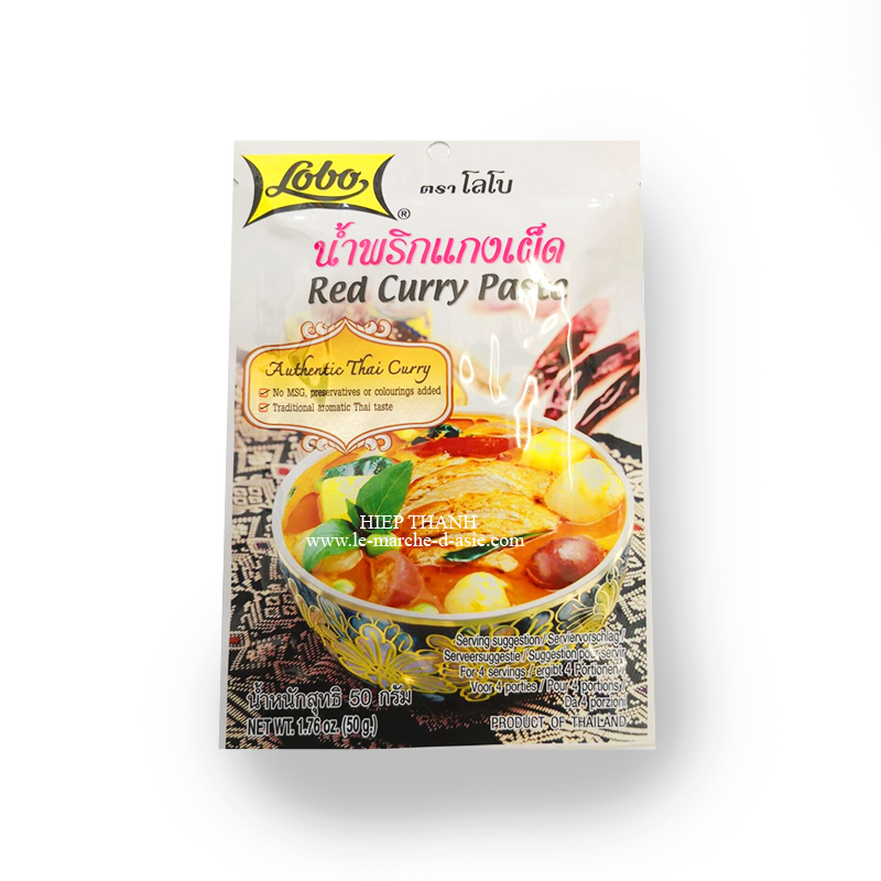 Pâte d'épices curry rouge thaïlandais - Lobo