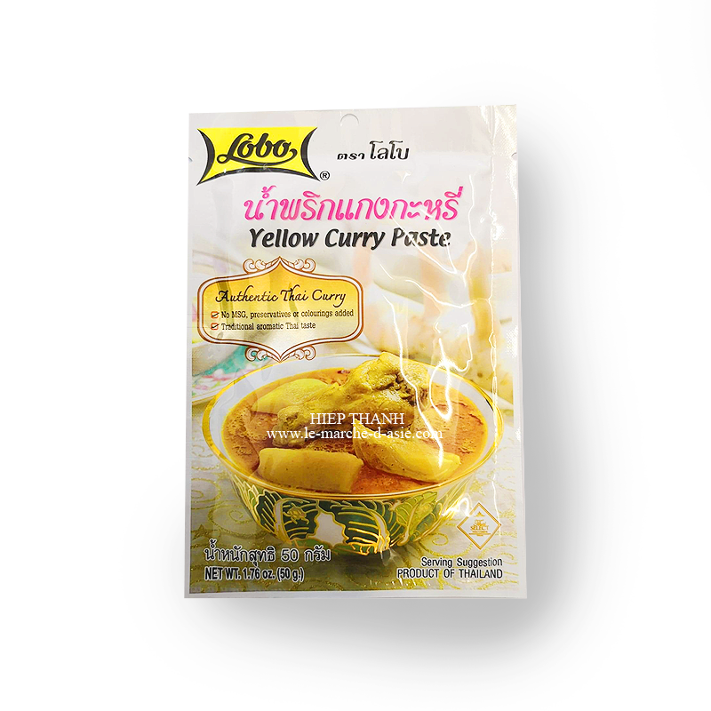 Pâte d'épices curry jaune thaïlandais - Lobo