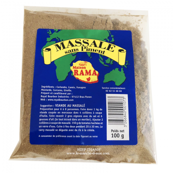 Poudre de Massalé sans piment- Maison Rama