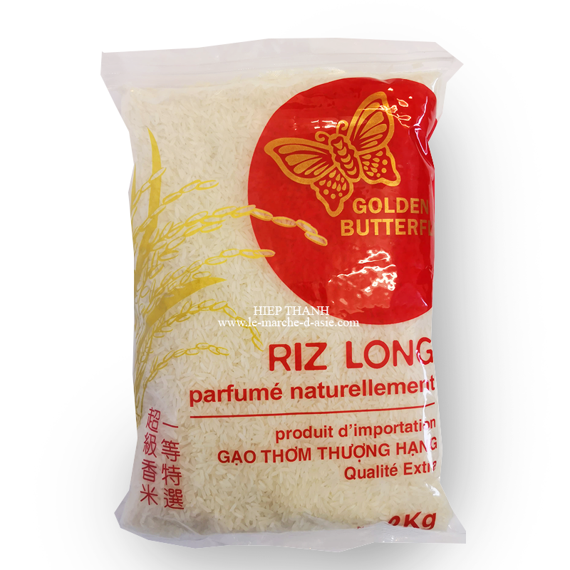 riz parfumé papillon sélection marché d'Asie