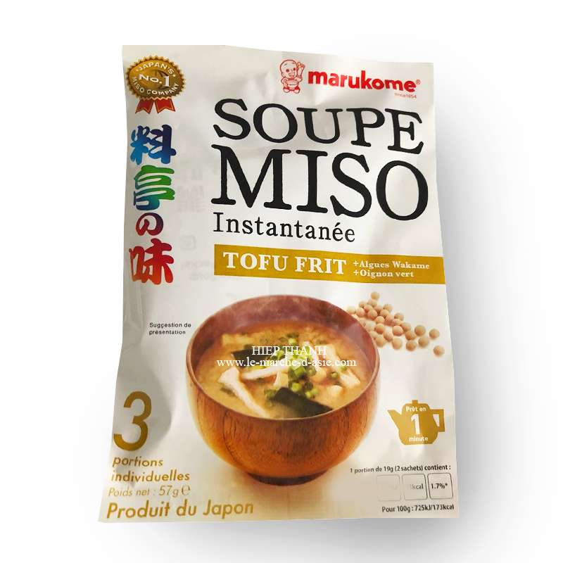 Soupe miso instantanée au tofu - 3x19g