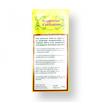 Infusion Mei Li - Amincissante et vitalisante Infusion Mei Li - Amincissante et vitalisante