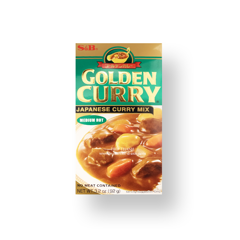 S&B - Golden Curry pimenté doux Amakuchi 92g