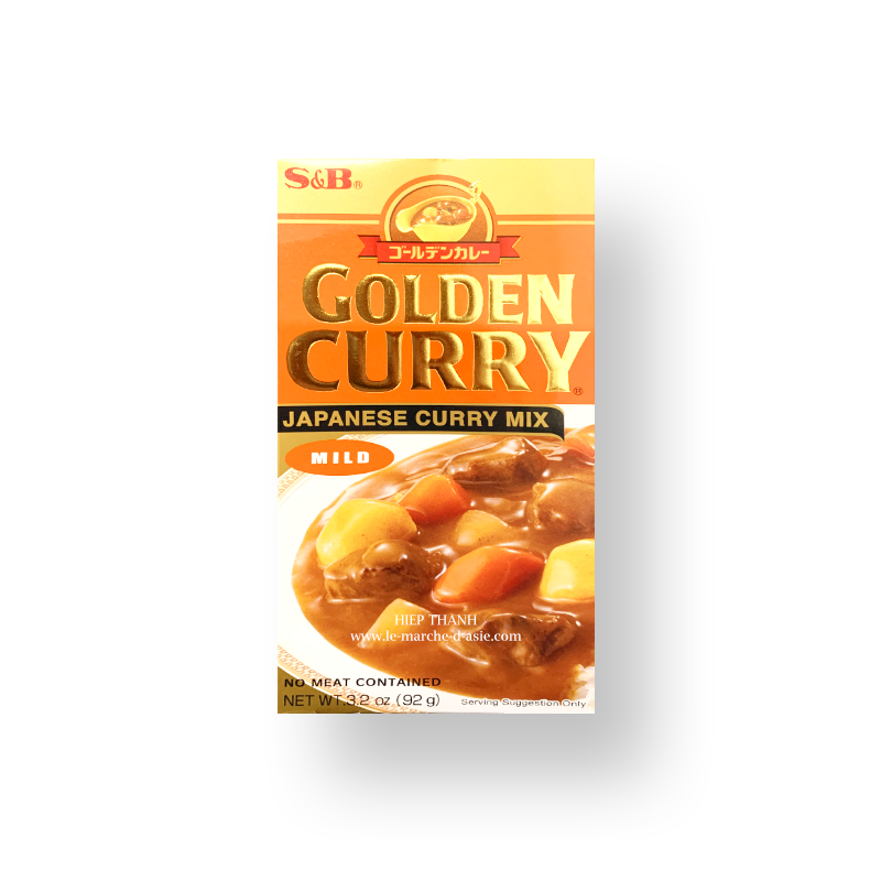 Curry japonais Golden Curry moyen 92g S&B