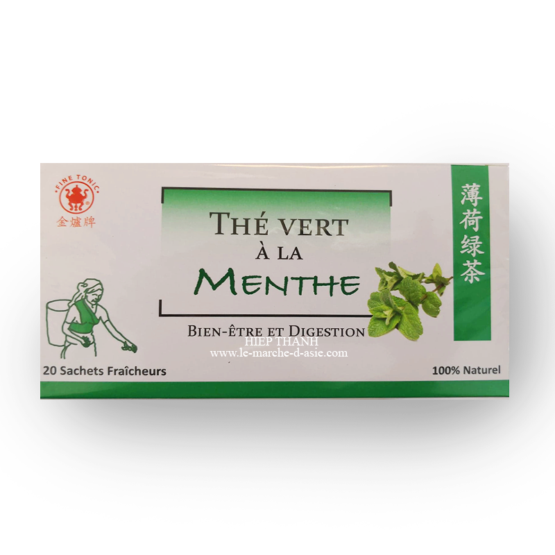 Thé vert à la menthe 100% naturel 40g - Fine Tonic