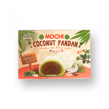 Mochis noix de coco/pandan aux haricots rouges