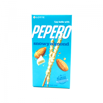 Pepero au chocolat blanc et aux amandes 32g - Lotte