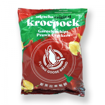 Chips de crevettes saveur Sriracha - 80g - Flying Goose Brand