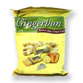 Bonbons au gingembre saveur miel et citron 125g