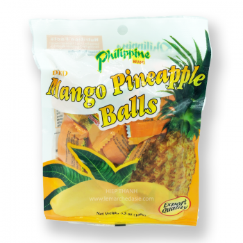 Petites boules de mangue et ananas séchées Philippine Brand