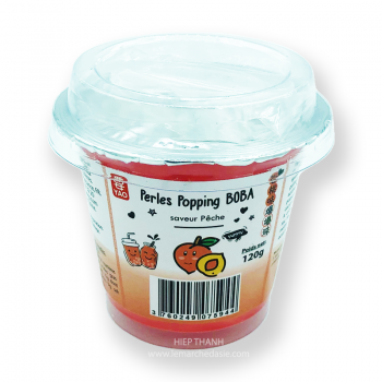Perles de boba pour Bubble Tea saveur pêche - Yao