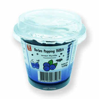 Perles de boba pour Bubble Tea saveur myrtille - Yao