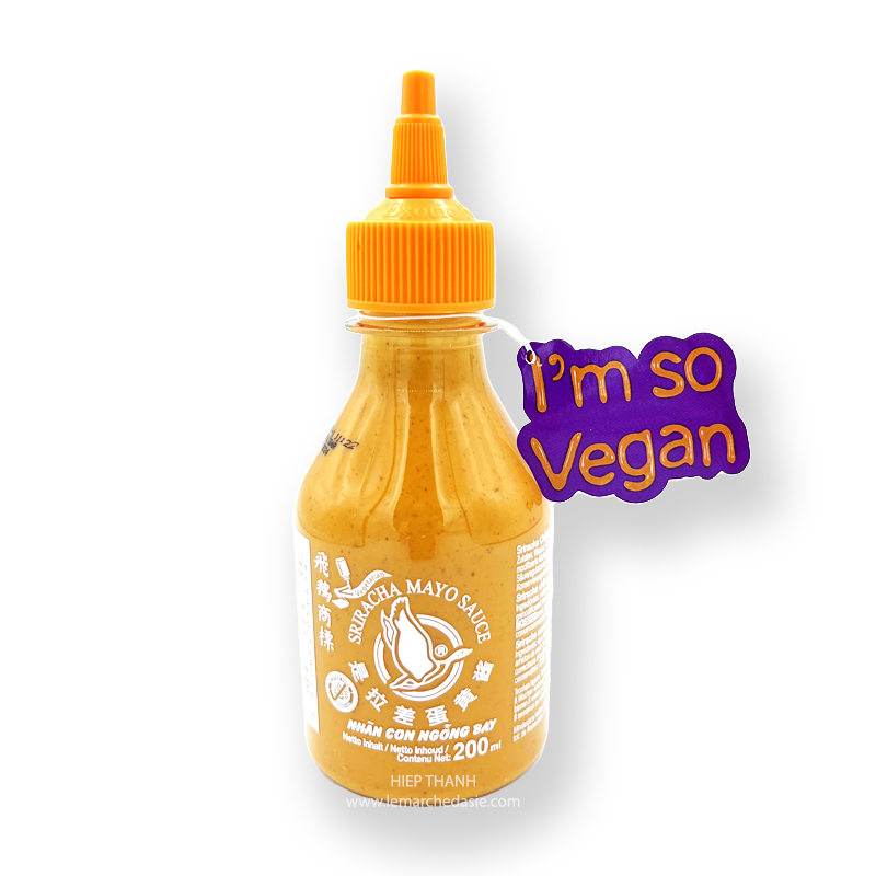 Sriracha mayonnaise vegan Flying Goose Brand