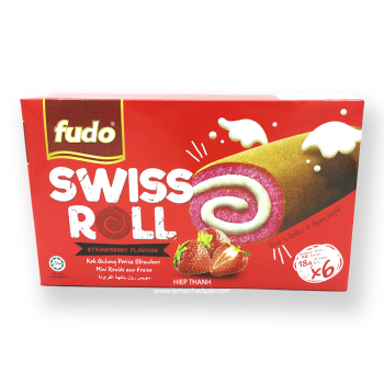 Swiss Roll saveur fraise - Fudo
