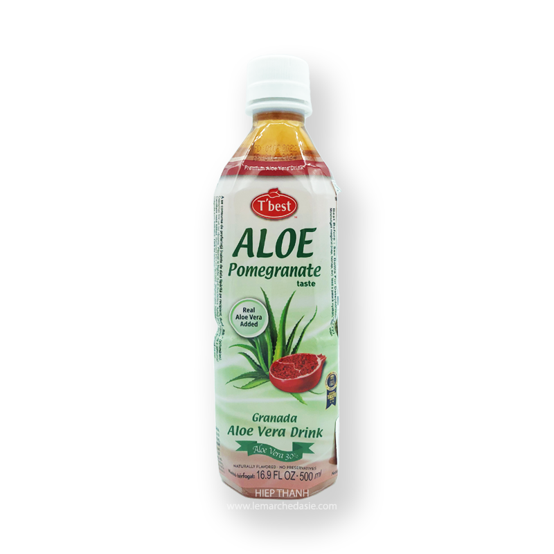 Boisson à l'Aloe Vera goût grenade - T'Best Boisson à l'Aloe Vera goût grenade - T'Best