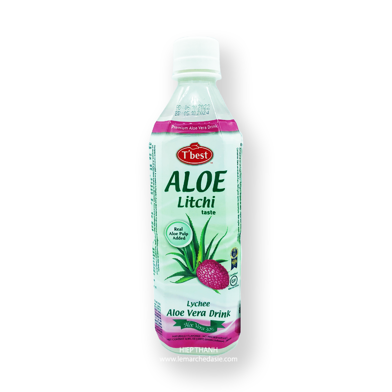 Boisson à l'Aloe Vera goût litchi -T'Best Boisson à l'Aloe Vera goût litchi -T'Best