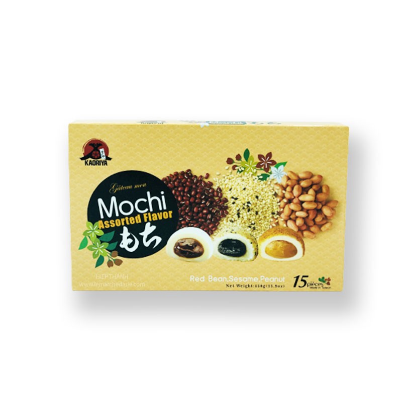 mochi sésame, mochi haricot rouge, mochi cacahuète mochi sésame, mochi haricot rouge, mochi cacahuète