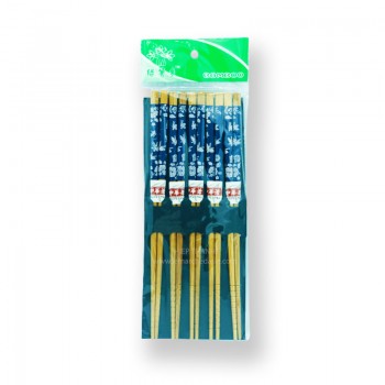 Baguettes chinoises en bambou - papillons blancs Baguettes chinoises en bambou - papillons blancs
