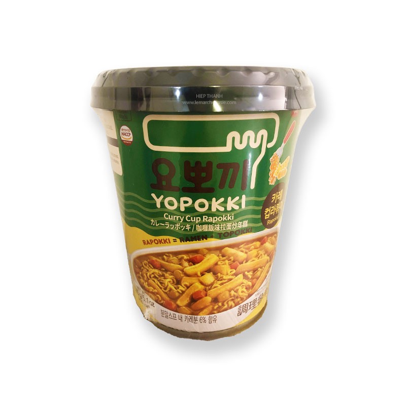 Topokki Ramen - Curry - Yopokki Rapokki - Young Poong Topokki Ramen - Curry - Yopokki Rapokki - Young Poong