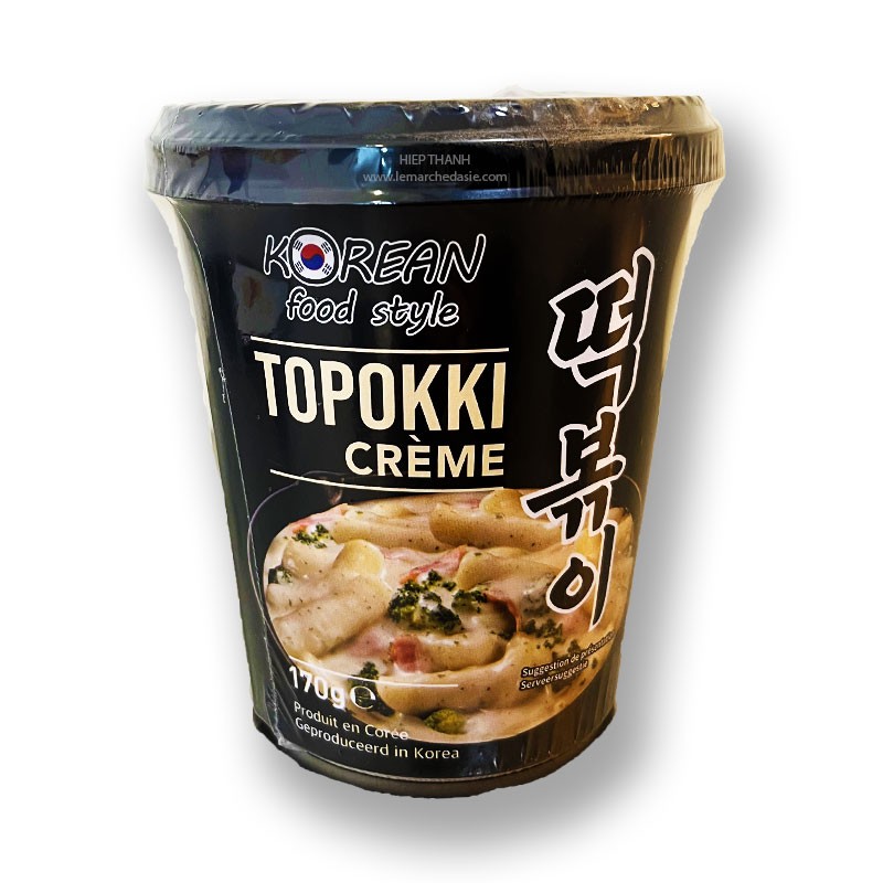 Découvrez les Topokki crème Korean Food Style !