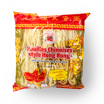 Nouilles Chinoises, Larges, style Hong Kong, 454g, Mont Asie