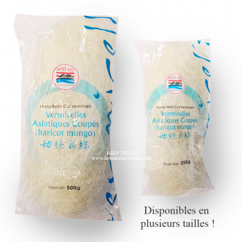 Deux tailles disponibles, 500g et 250g