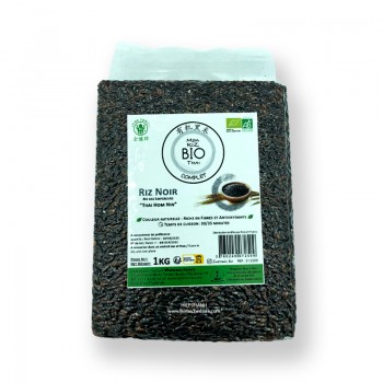 Riz noir complet bio Thai 1kg - Fine Tonic