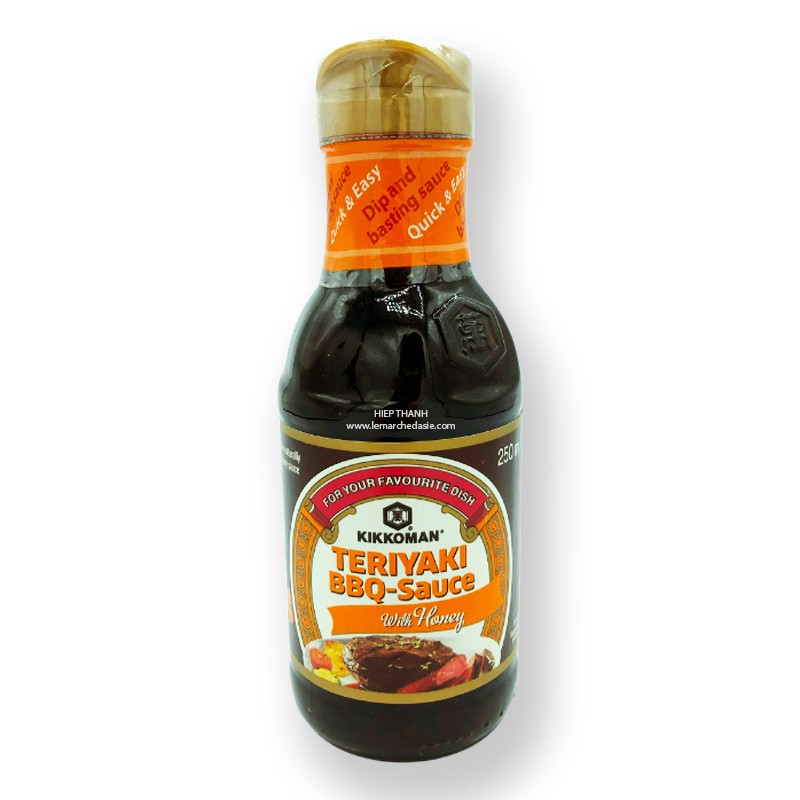 Sauce Teriyaki BBQ Miel 250ml - Kikkoman