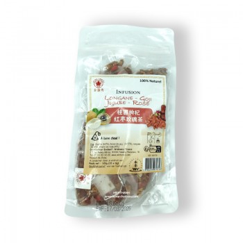 Infusion Longane Goji Jujube Rose 15x8g - Fine Tonic Infusion Longane Goji Jujube Rose 15x8g - Fine Tonic