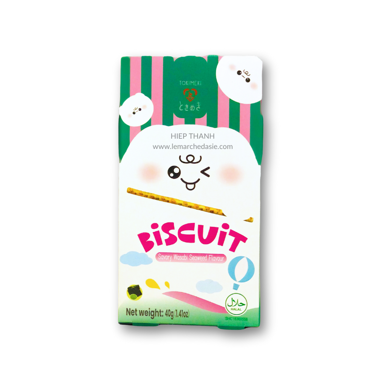 Pocky saveur algues et wasabi - 40g - Tokimeki Pocky saveur algues et wasabi - 40g - Tokimeki