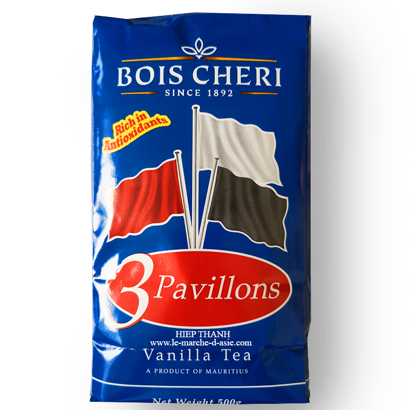 Thé à la vanille - 3 pavillons - Bois Cheri (25 sachets)
