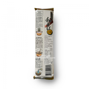 Nouilles japonaises SOBA, 200g; paquet de dos Nouilles japonaises SOBA, 200g; paquet de dos
