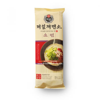 Nouilles de blé de Corée, Somyun, 500g, Beksul, paquet de face