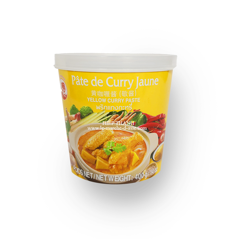 Pâte de Curry Jaune 400g - Cock Brand