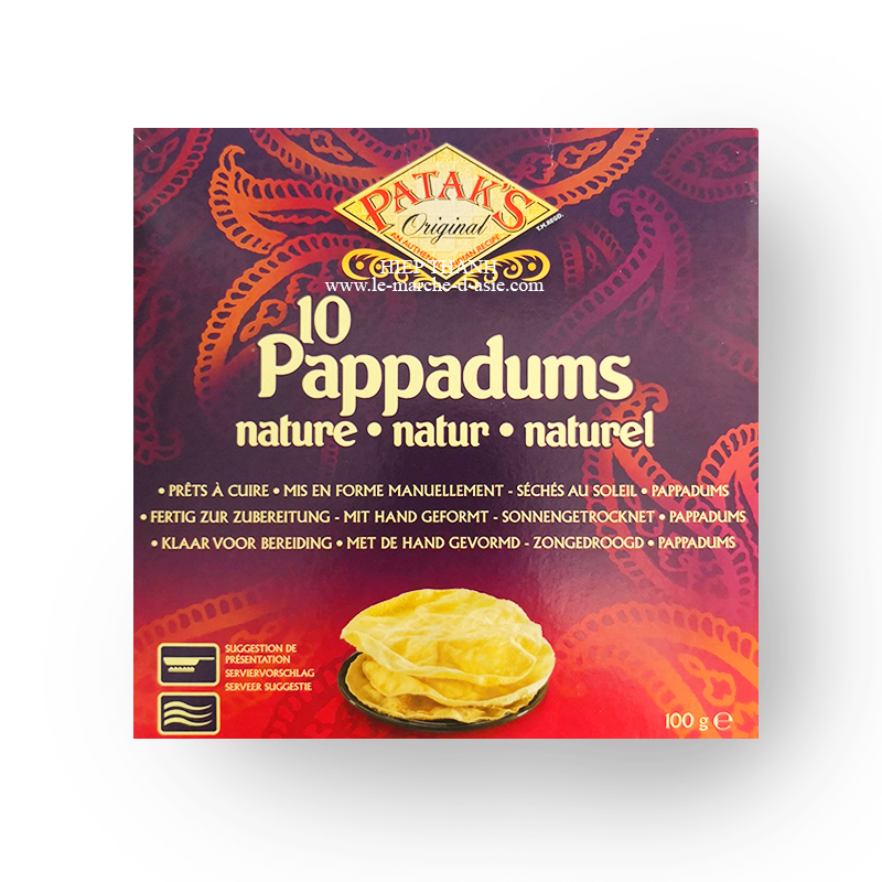 Pappadums nature - Patak's