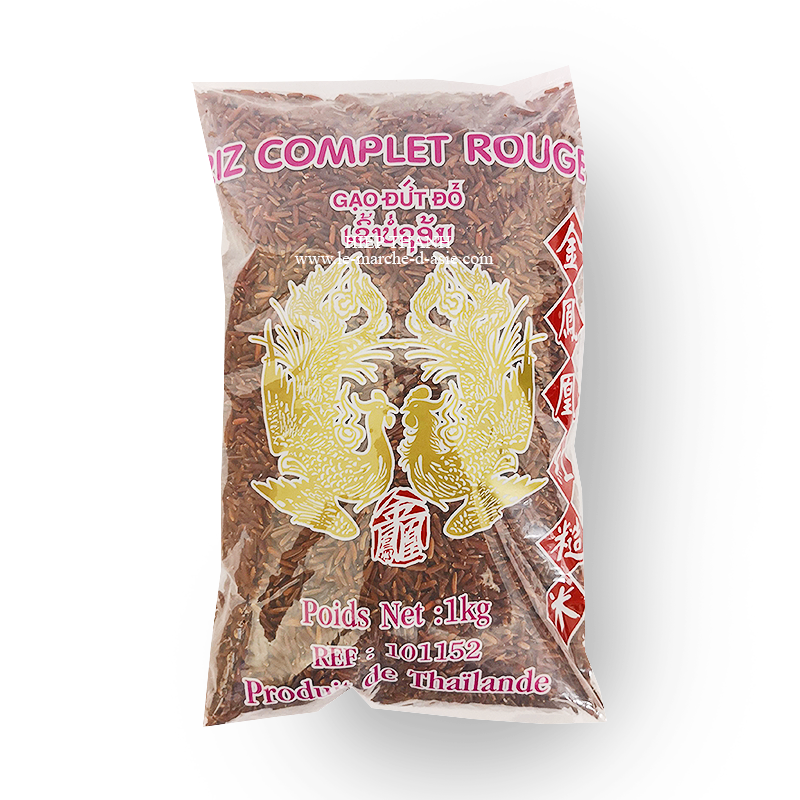 Riz complet rouge 1kg oiseaux célestes