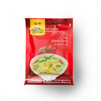 Pâte d'épices Curry vert thaïlandais - Fort - Asian Home Gourmet