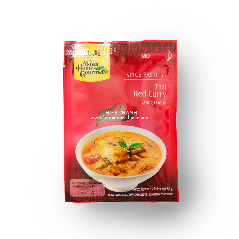 EXOTIC FOOD - Pâte de curry rouge - (PETIT D'ASIE / PETIT TANG)