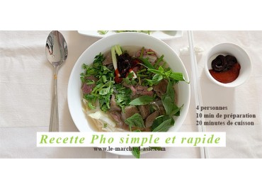 RECETTE PHO SIMPLE ET RAPIDE - PHO BO VIEN BO TAI