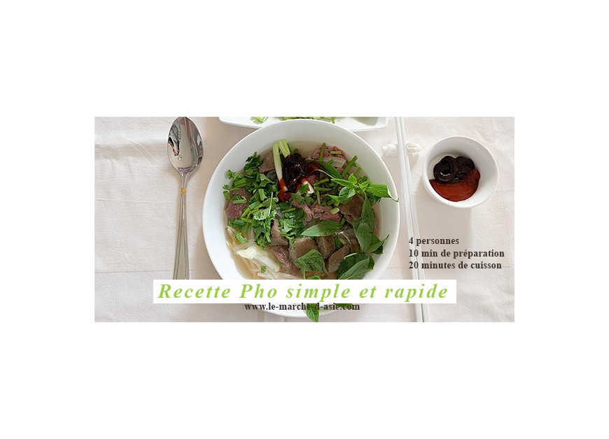 RECETTE PHO SIMPLE ET RAPIDE - PHO BO VIEN BO TAI